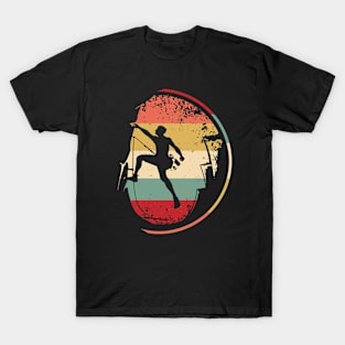 Vintage Rock Climbing Mountain Climbing Lover T-Shirt